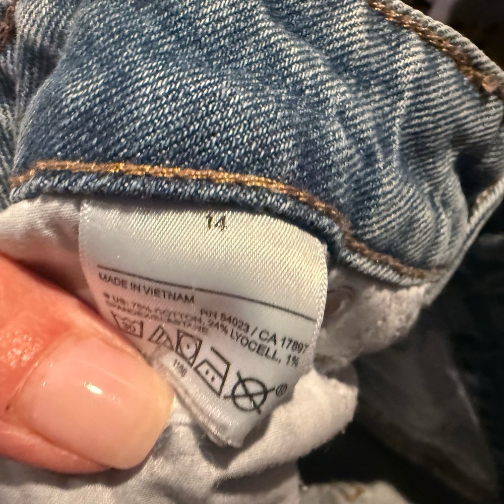 Old Navy Light Blue Wide-Leg Jeans